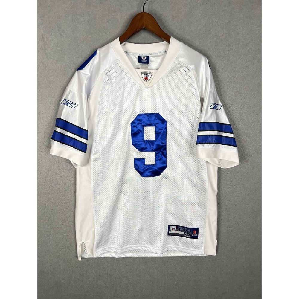 VINTAGE MENS TONY ROMO NFL DALLAS‎ COWBOYS FOOTBALL JERSEY REEBOK SEWN SIZE 50 M